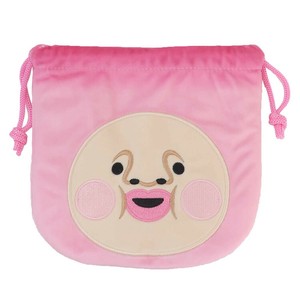 【巾着袋】こびとづかん ぬいぐるみ巾着 カクレモモジリ