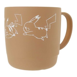 【取寄品】ポケットモンスター 樹脂製スタッキングランチコップ ピカチュウ モカ