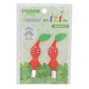 【ヘアアクセサリー】ピクミン ヘアークリップ2個セット 赤ピクミン