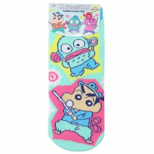 【靴下】クレヨンしんちゃん×ハンギョドン レディースソックス カラーポップ