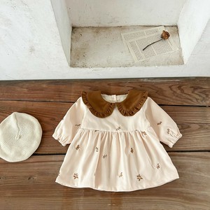 Kids' Casual Dress Patterned Floral Pattern 2-colors
