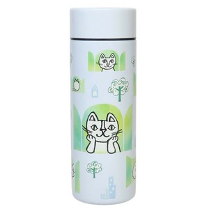 【水筒】おかべてつろう ステンレスボトル 300ml 扉を開けば