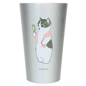 【タンブラー】mofusand アルミタンブラー 450ml 扇風機