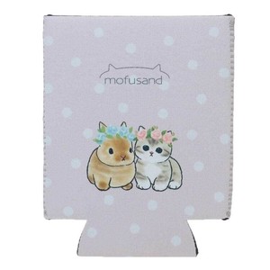 【ペットボトルホルダー】mofusand 缶カバー うさぎとねこ