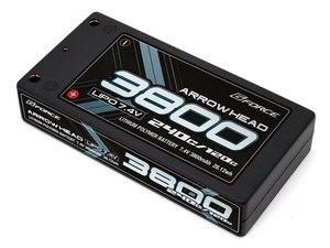 G-FORCE Arrow Head LiPo バッテリー 7.4V 3800mAh 120C/240C GFG016