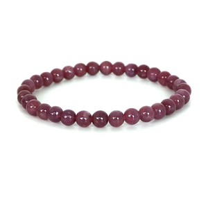 Gemstone Bracelet Natural Stone Pink 1-pcs