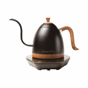 0.6L ブリューイスタ アルティザン グースネックバリアブルケトル マットブラック 600ml