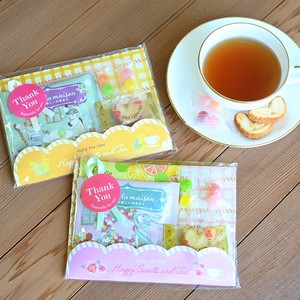 【2種アソート発注対応】ハッピーティーセット【お茶とお菓子のプチギフト/紅茶/フレーバーティー/母の日】