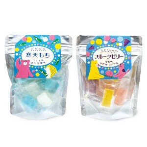 キセツノオヤツ　寒天もち＆フルーツゼリー