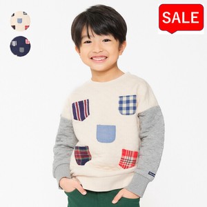 Kids' Sweater/Knitwear Patchwork Cotton Batting Pocket