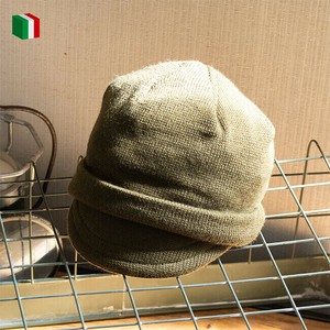 【デッドストック】イタリア ウールジープキャップ
