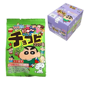【お菓子】『クレヨンしんちゃん　にゅ〜ラムネチョコビ　ココア味　1箱上代￥50×20袋入』