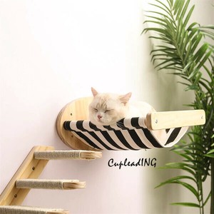 【定番商品】激安セール ペット用品 木製クロール 大人気 キャットウォーク 壁式 猫掴み柱 実木壁掛け 剣麻