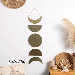 ＜人気商品＞早い者勝ち 壁掛け アクリル鏡 装飾品 北欧風 風鈴 シンプル 壁飾り 家の振り子 鏡 ペンダント