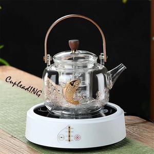 【2024新作】早い者勝ち レトルトティーポット 両用 ティーポット 火気可 電気陶器炉加熱泡ティーポット