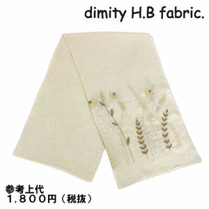 【2025年春夏新作】コットン刺繍スカーフ　インド綿　3色展開　エスニック