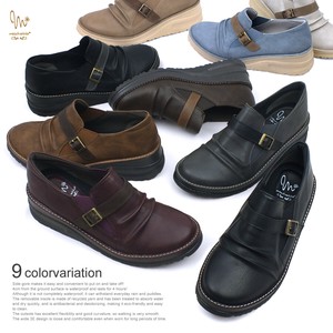 Low-top Sneakers Antibacterial Finishing Wedge Sole Casual