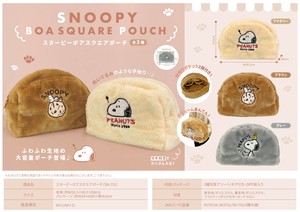 化妆包 绒毛/蓬松毛绒 Snoopy史努比