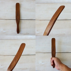 ☆炒め・混ぜ・塗り・裏ごしをこの1本で！【お買い得・便利ツール】モダン細身スパチュラ　茶