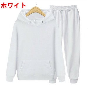 パーカー+スポーツパンツ  2点セット フード付き 無地 ゆったり 快適 レディース ファッション   BQ6094