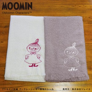 【ムーミン】コラボ リトルミイ刺繍 ふんわりストール