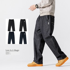 P19594  ストレート デニム ボトムス ロングパンツ ズボン 男女通用 2024秋冬新作 メンズ