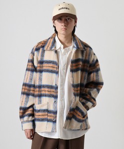 Jacket Shaggy Check Blouson