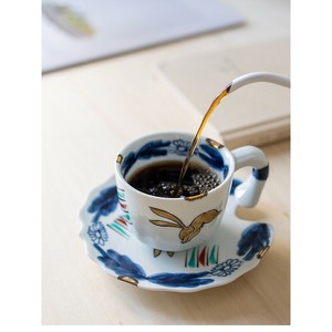 Hasami ware Cup & Saucer Set Gift-boxed Coffee Cup and Saucer Arita ware
