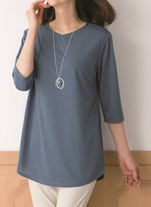 【日本製】【制菌加工・消臭・防臭加工】デオファクター七分袖チュニック