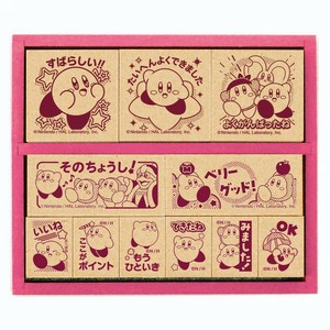 星のカービィ　木製ごほうびスタンプ
