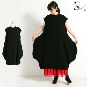 洋装/连衣裙 黑 新商品 2025年 茧形 乔其纱 正装 日本制造