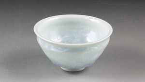 【京焼・清水焼】 花結晶 ＜ぐい呑み/白＞