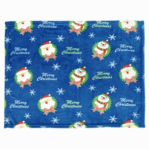 クリスマス販促用品　クリスマスふわふわブランケット　プレミアム生活雑貨