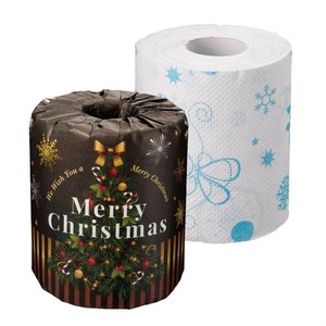 クリスマス販促用品　クリスマストイレットペーパー　プレミアム生活雑貨