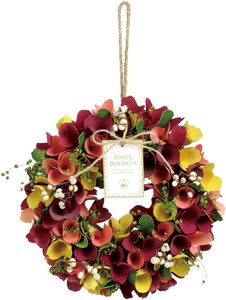 【プチプラ】ナチュラルリース　24cm/18cm