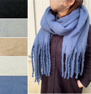 Stole Plain Color Scarf Boucle Ladies Men s Stole Autumn Winter Import Japanese products at wholesale prices SUPER DELIVERY