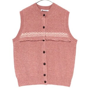 Vest/Gilet Geometric Pattern Crew Neck
