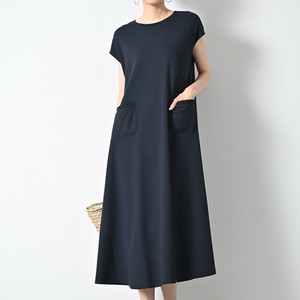 Casual Dress Flare Linen-blend