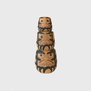 NARUCO Kokeshi doll 3段重ね 福だるま/さくら [ インバウンド 日本製 お土産 インバウンド向け 商品 ]
