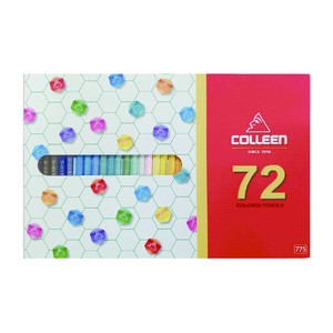コーリン　775六角 72色紙箱入り色鉛筆