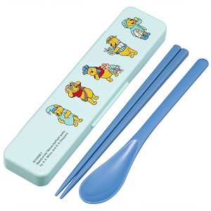 【公式】 抗菌 音のならないコンビセット 箸18cm 【プー/コスチューム】 スケーター