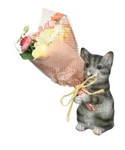 CTミニョンブーケ ねこ  アメショ 420867303