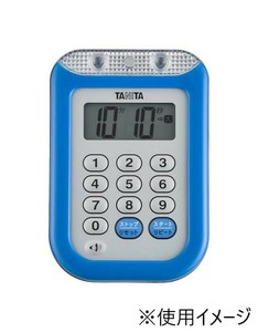 タニタ　TD-377-BL(ブルー)　大音量タイマー100分計　128038