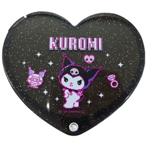 KUROMI in Pixel Art コンパクト ミラー 鏡 サンリオ sanrio グッズ 雑貨 キャラクター ゲーム