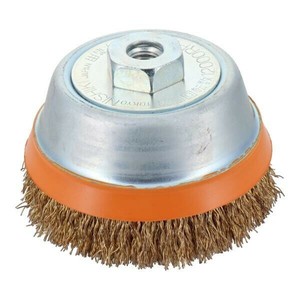 建工快速　カップブラシ　スカート付75mm　KCBー75KS　436105