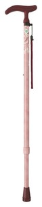 フジホーム　ステッキ　杖　アクテイブグレ-ス伸縮S　桜ピンク　  WB3750