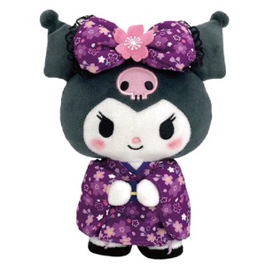 サンリオ　キャラクターズ クロミ　桜着物　ぬいぐるみ　S　（パープル）