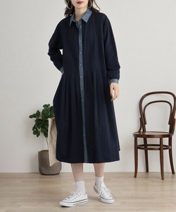 Casual Dress Chambray Shirt Dress
