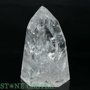 ☆一点物☆【置き石】ポイント型 レムリアン水晶 (レインボー入り) (大) No.95 【パワーストーン】