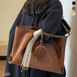 ワンショルダーバッグ ミニポーチ付き フェイクスエード 大容量 秋 冬 【2024AW】 WU3153